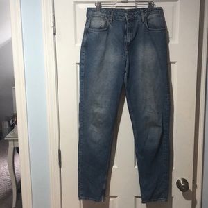 H&M Mom Jeans Medium Wash